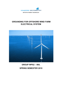 grounding for offshore wind farm electrical system group wps2