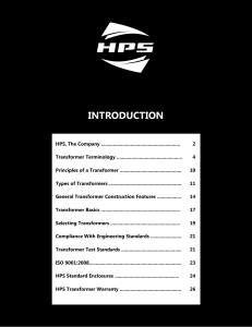 introduction - Hammond Power Solutions