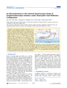 An Electrochemical in Situ Infrared Spectroscopic Study of