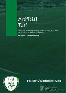 Artificial turf guidelines - Football Association of Ireland