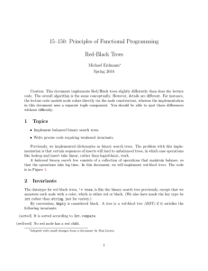 15–150: Principles of Functional Programming Red