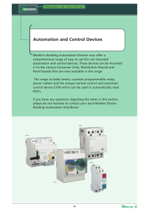 Automation and Control Devices