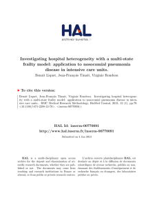 Investigating hospital heterogeneity with a multi-state frailty