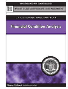 Financial Condition Analysis - Office of the State Comptroller