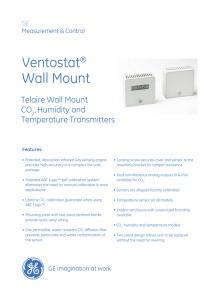 Telaire Ventostat Wall Mount CO2 Transmitter