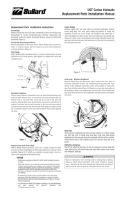 UST Series Helmets Replacement Parts Installation Manual