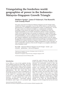 Triangulating the borderless world: geographies of power in the