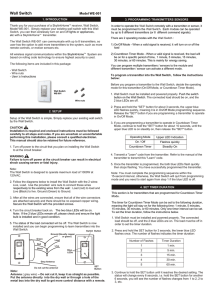 Wall Switch - Skylink Products