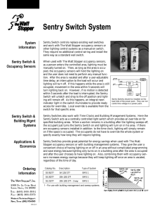 Sentry Switch System - Viking Controls, Inc.
