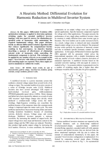 A Heuristic Method: Differential Evolution for Harmonic