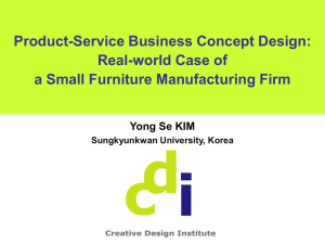 Product-Service Business Concept Design