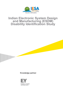 Indian Electronic System Design and Manufacturing (ESDM