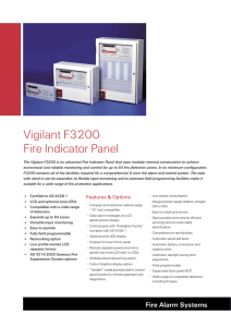 Vigilant F3200 Brochure