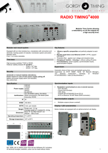 radio timing 4000