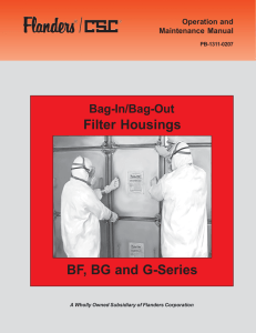 Bag-In/Bag-Out Filter Housings