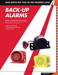 back-up alarms