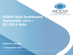 EIOPA Risk Dashboard September 2014