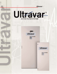 Technical Specifications for Ultravar Active Harmonic