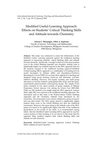 this PDF file - International Journal of Learning, Teaching