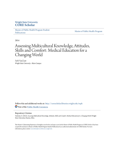 Assessing Multicultural Knowledge, Attitudes, Skills