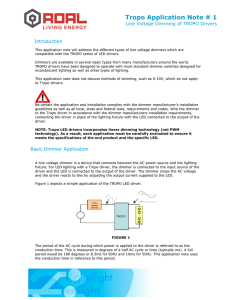 Tropo Application Note # 1