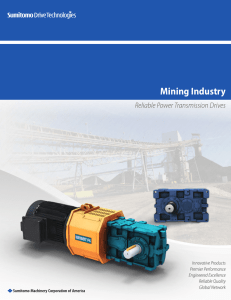 Mining Industry - Sumitomo Drive Technologies