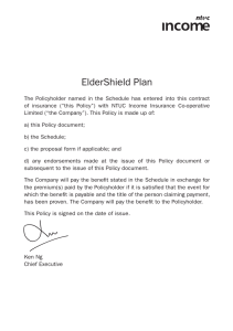 ElderShield Plan
