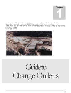 Change Order Guide