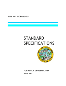 Standard Specifications for Public Works Construction