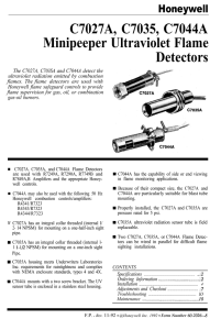 C7027A, C7035, C7044A Minipeeper Ultraviolet