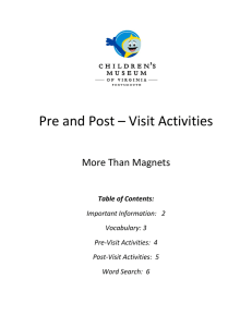 Than Magnets Pre- and Post Visit Resource