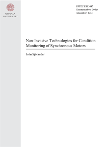 Non-Invasive Technologies for Condition Monitoring of Synchronous
