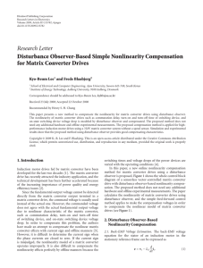 Disturbance Observer-Based Simple Nonlinearity Compensation for