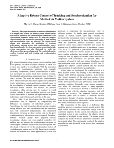 Adaptive Robust Control of Tracking and Synchronization for Multi