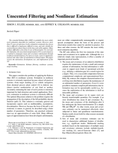 Unscented Filtering and Nonlinear Estimation