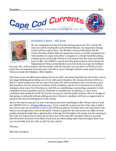 December 2011 - Cape Cod British Car Club