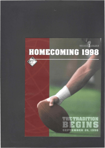 Homecoming 1998 - DigitalCommons@Bryant University