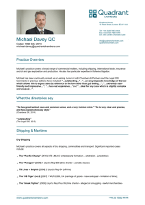 Michael Davey QC - Quadrant Chambers