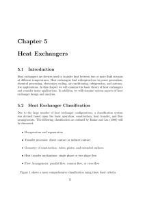 Chapter 5 Heat Exchangers