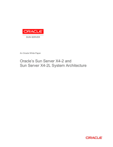 Oracle`s Sun Server X4-2 and Sun Server X4