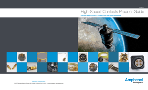 High Speed Contact Catalog