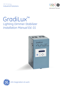 GE - GradiLux - Lighting Dimmer-Stabilizer