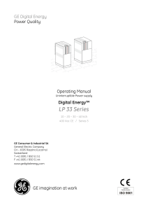Digital Energy™ LP 33 Series