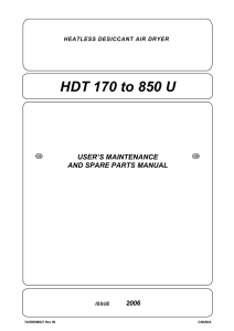 HDT 170 850 English Manual