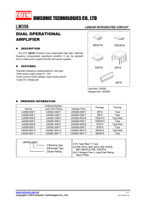 UNISONIC TECHNOLOGIES CO., LTD LM358