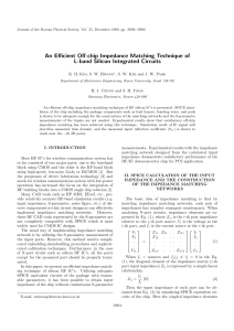 An Efficient Off-chip Impedance Matching Technique of L