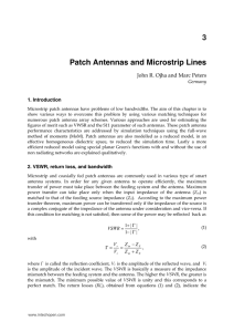 Patch Antennas and Microstrip Lines 3