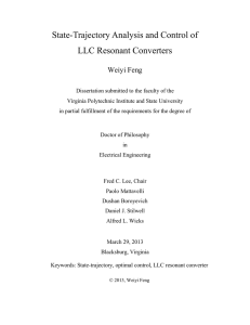 State-Trajectory Analysis and Control of LLC Resonant Converters