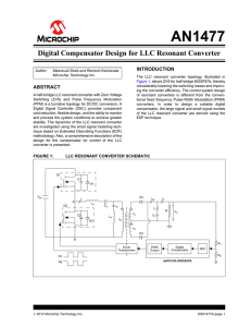 AN1477, Digital Compensator Design for LLC Resonant Converter