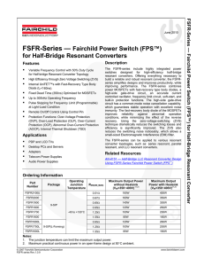 FSFR1800 DataSheet